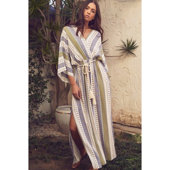 LAST ONE ✨The Paisley Kimono Maxi Dress - Picture 2 of 3